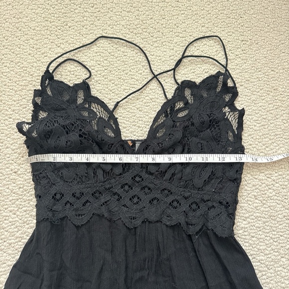 Free People One Black Slip Dress - Picture 4 of 8